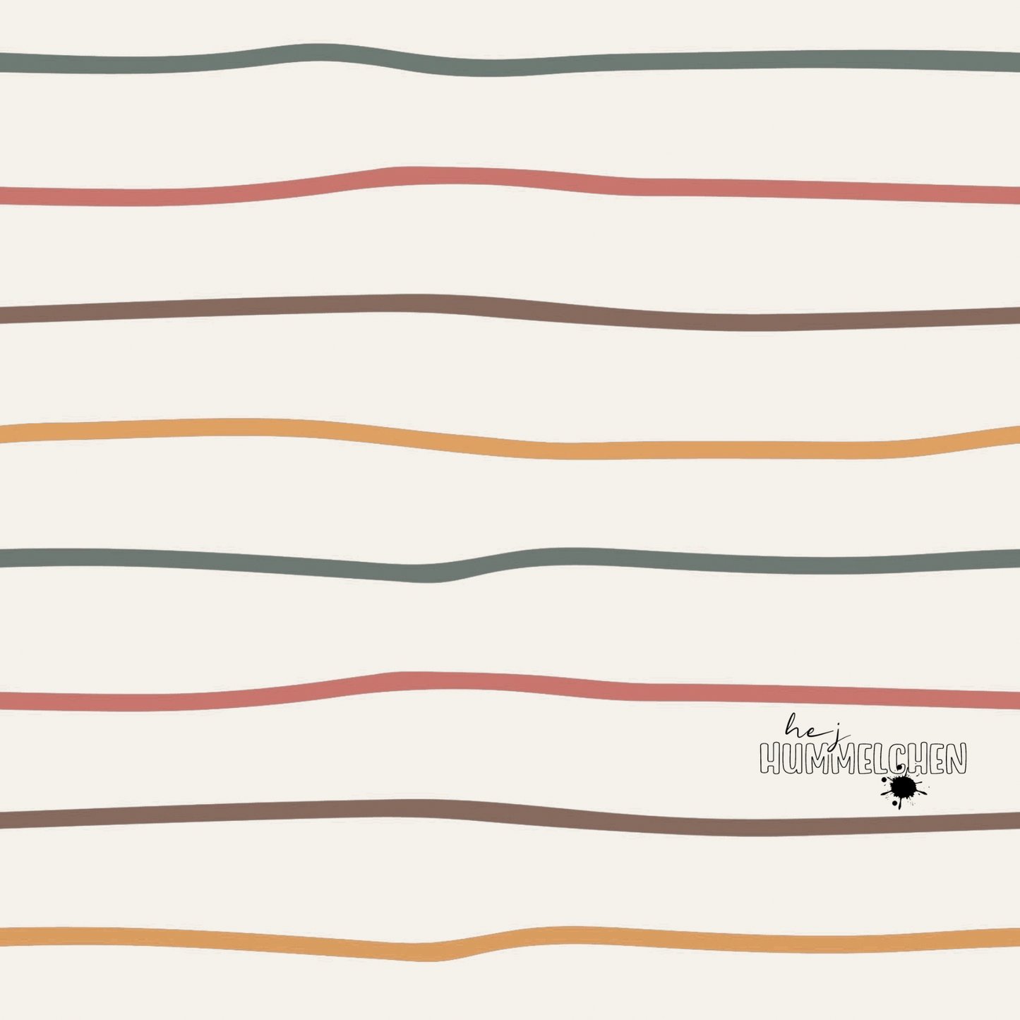 Bio Ribjersey Stripes Kindergarten Vibes,