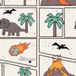 Dino Comic Beige