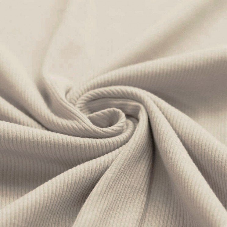 Ribjersey Hellbeige