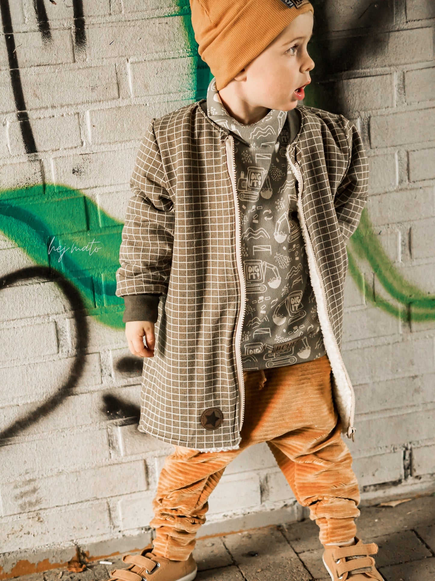 Jersey Checks khaki