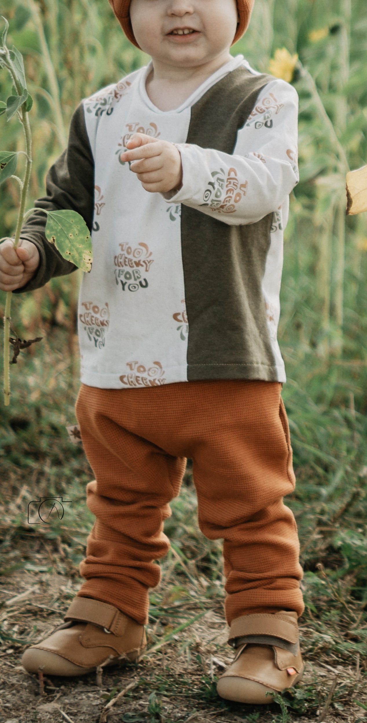 French Terry kupfer meliert