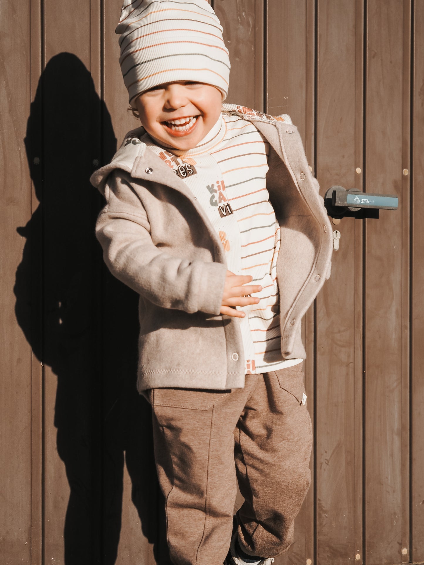 French Terry schlamm meliert