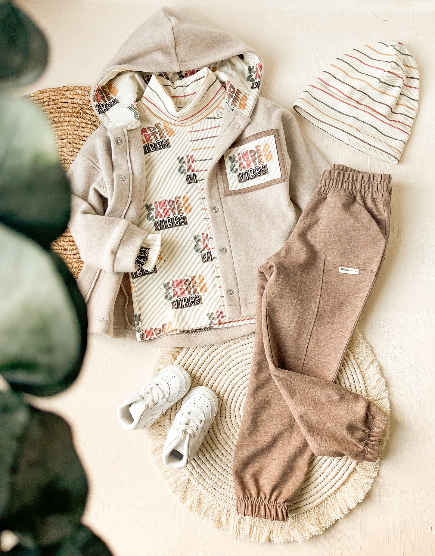 French Terry schlamm meliert