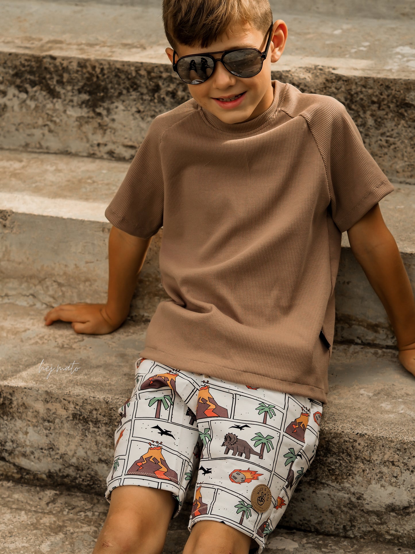 Ribjersey Taupe